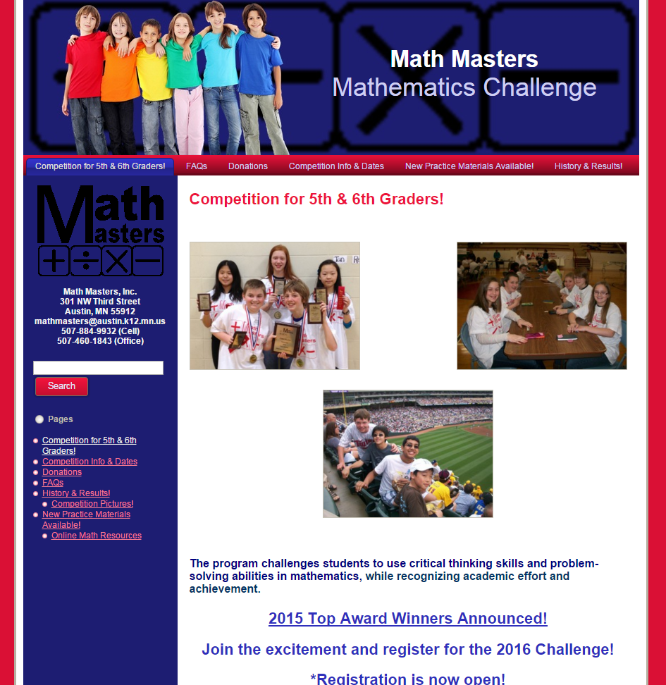 Mathmasters Inc.